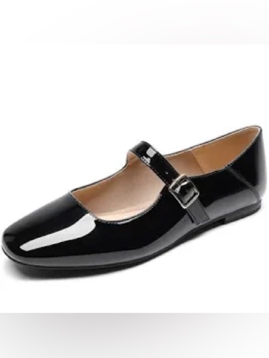 Dream Pairs Shoes - Dream pairs Mary Jane black patent leather flats